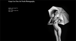 Desktop Screenshot of carpeluxphotography.com
